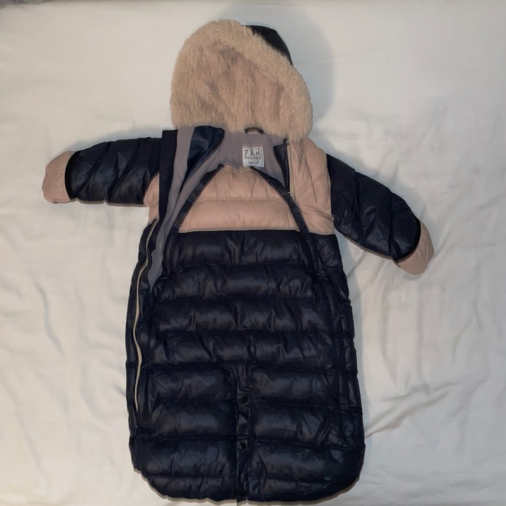 7 A.M. Enfant Snowsuit size 6-12m